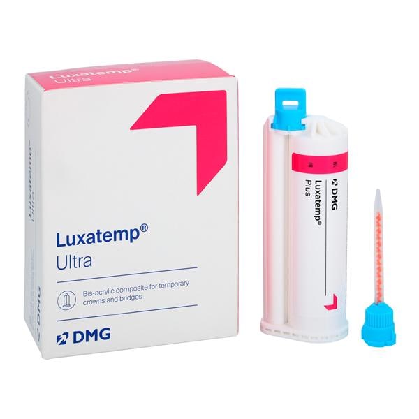 Luxatemp Plus Temporary Material 76 Gm Bleach Light Cartridge Refill Package