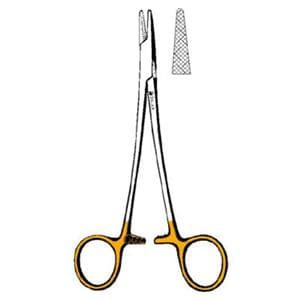 Crile-Wood Needle Holder Cross Serrated 6" Stainless Steel/Tungsten Carbide Ea