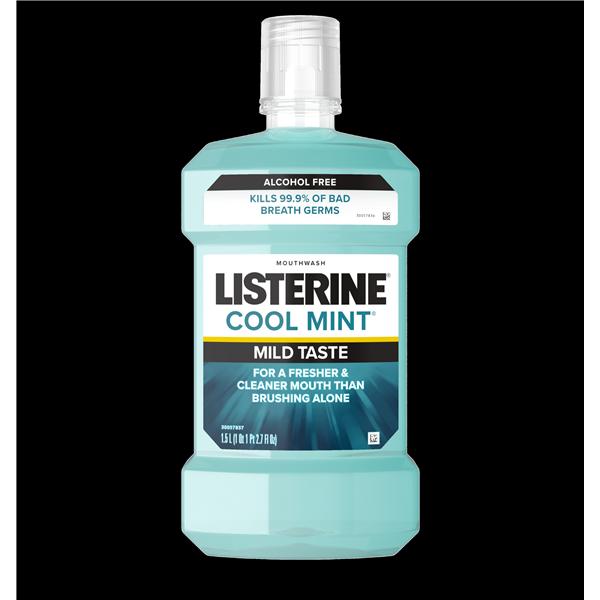 Listerine Zero Clean Mint Mouthwash 1.5 Liter 6/Ca