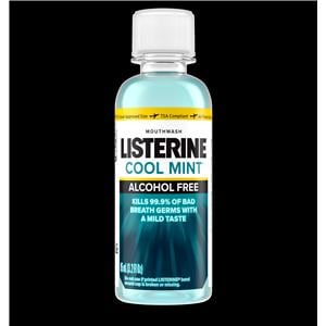 Listerine Zero Clean Mint Mouthwash 3.2 oz Patient Size 24/Ca