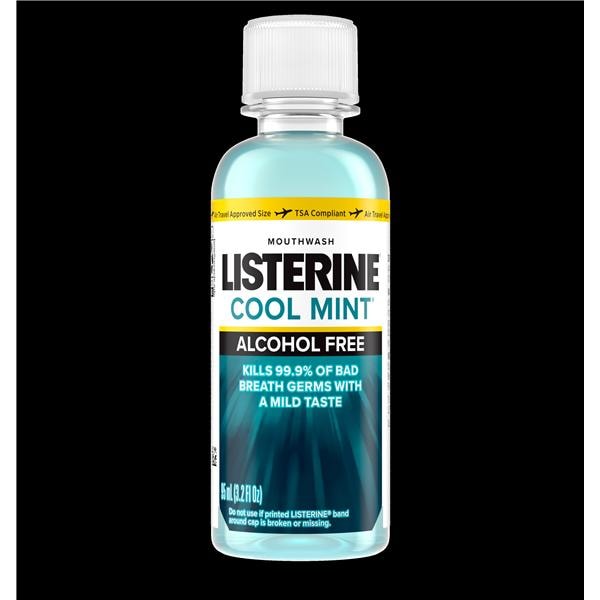 Listerine Zero Clean Mint Mouthwash 3.2 oz Patient Size 24/Ca