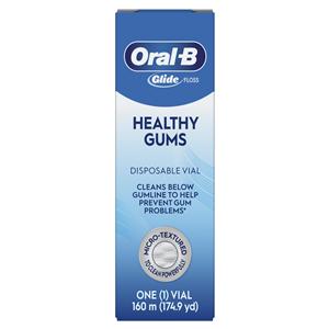 Oral-B Glide Healthy Gums Waxed Floss 160 Meters Unflavored Ea
