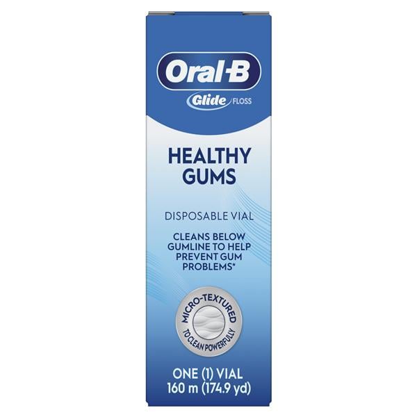 Oral-B Glide Healthy Gums Waxed Floss 160 Meters Unflavored Ea