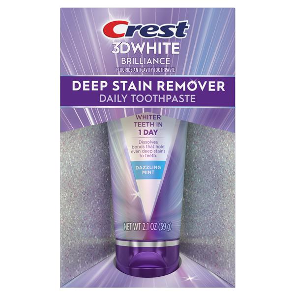 Crest 3D White Brilliance Whitening Toothpaste 2.1 oz Dazzling Mint 24/Ca