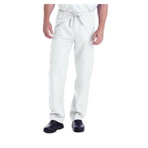 Scrub Pant 2 Pockets X-Large White Unisex Ea