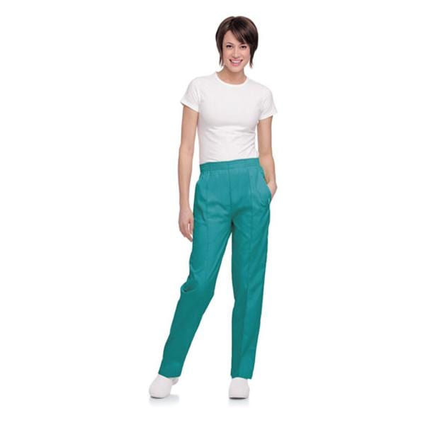 Scrub Pant 2 Pockets Small Teal Womens Ea
