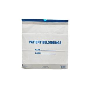 Patient Belongings Bag White 20x20