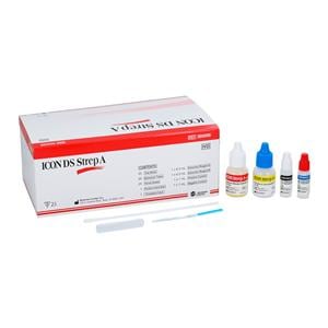 Icon DS Strep A Test Kit CLIA Waived 25/Bx