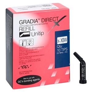Gradia Direct X Universal Composite X-XBW (Extra Bleach White) Untp Rfl 10/Bx