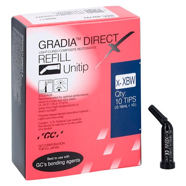 Gradia Direct X Universal Composite X-XBW (Extra Bleach White) Untp Rfl 10/Bx