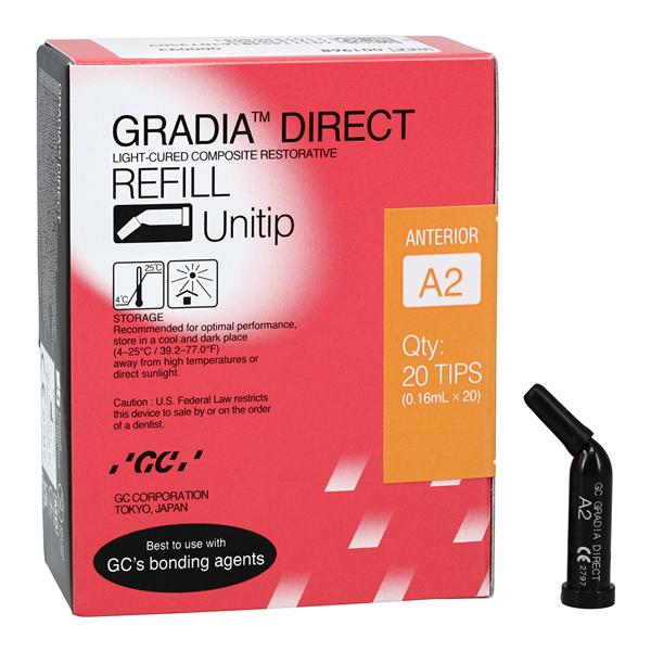 Gradia Direct Universal Composite A2 Unitip Refill 20/Bx