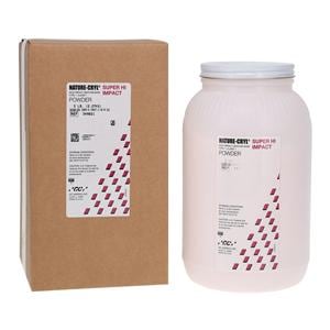 Nature-Cryl Denture Resin Super HI Impact Heat Cure Light Red Powder 2 Hours 5Lb