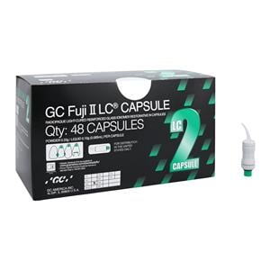 GC Fuji II LC Glass Ionomer Capsule A3 Refill 48/Bx