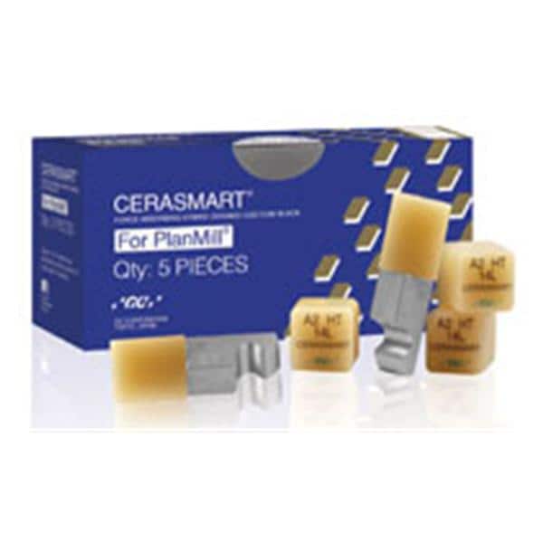 CERASMART HT Milling Blocks High Translucency 12 A2 For PlanMill 5/Pk