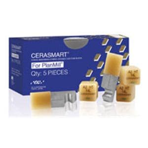 CERASMART LT Milling Blocks Low Translucency 12 A3 For PlanMill 5/Pk
