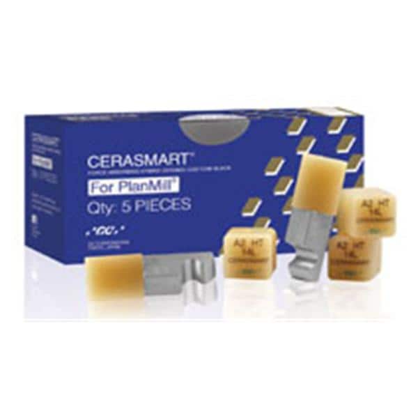 CERASMART LT Milling Blocks Low Translucency 14 A1 For PlanMill 5/Pk