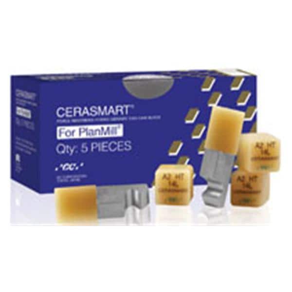 CERASMART HT Milling Blocks High Translucency 14 A1 For PlanMill 5/Pk