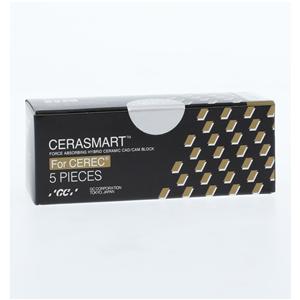 CERASMART LT Milling Blocks Low Translucency 14 A3 For CEREC 5/Pk