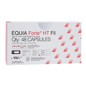 Equia Forte HT Glass Ionomer Capsule B1 Refill 48/Pk