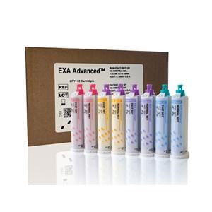 EXA ADVANCED Impression Material Cartridge Nrml St 48 mL Regular Bulk Pack 32/Pk