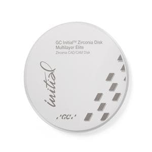 Initial Multilayer Elite Zirconia Disc OM1 98.5x14mm Ea
