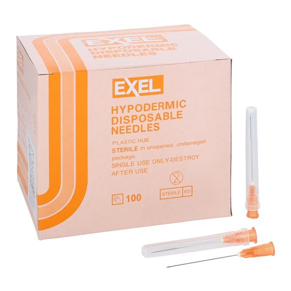 Hypodermic Needle 25gx1-1/2" Dark Blue Conventional 100/Bx