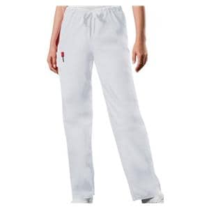 Scrub Pant 3 Pockets X-Large White Unisex Ea