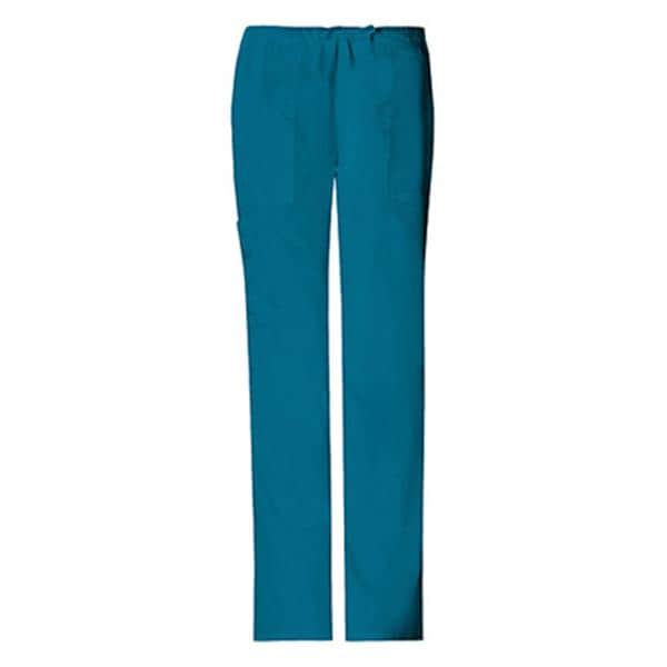Cherokee Scrub Pant Poly/Ctn/Spndx 4 Pockets Large Caribbean Blue Womens Ea