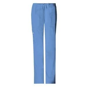 Cherokee Scrub Pant 55% Cot / 42% Plystr / 3% Spndx 4 Pkts XS Ceil Bl Womens Ea