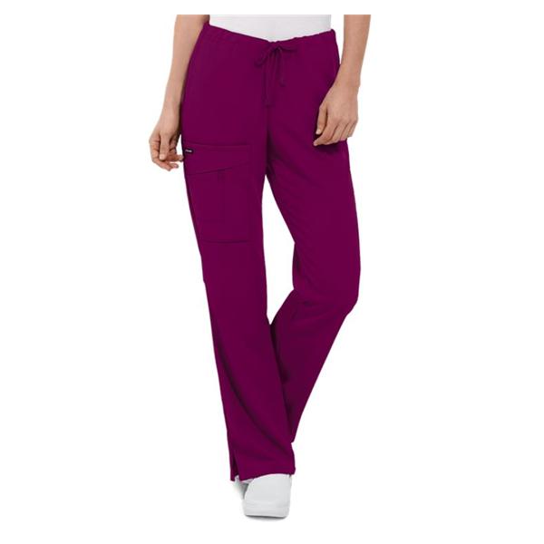 Jockey Scrub Pant 4 Pockets Medium Plumberry Womens Ea