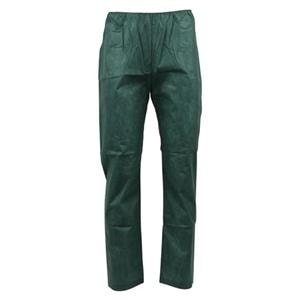 Patient Scrub Pant Linen Like Non Woven Material X-Large Dark Green 30/Ca