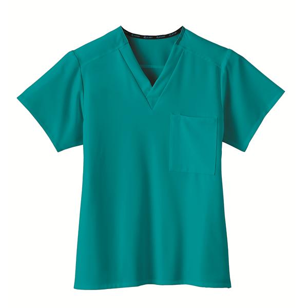 Jockey Scrub Shirt V-Neck 1 Pocket X-Large Teal Unisex Ea