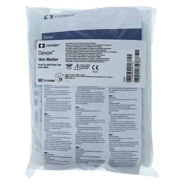 Devon Surgical Skin Marker Dual Tip Violet Sterile