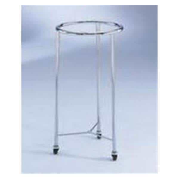 Hamper Round Chrome Stand 18x35