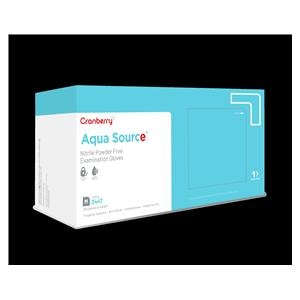 Aqua Source Nitrile Exam Gloves Large Aqua Non-Sterile, 10 BX/CA