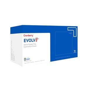 Evolve 300 Nitrile Exam Gloves Medium Royal Blue Non-Sterile, 10 BX/CA