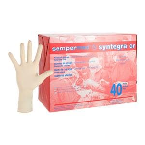 SemperMed Syntegra CR Chloroprene Surgical Gloves 7.5 Natural 40/Bx