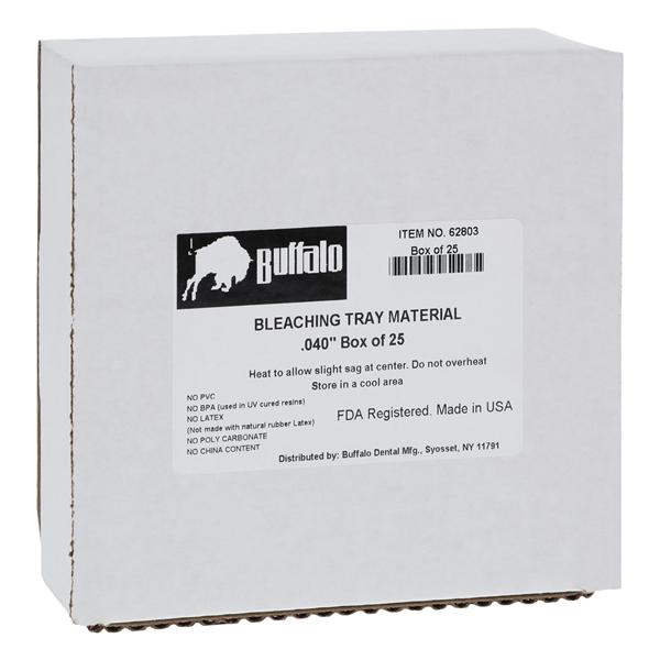 Tray Material Bleaching 5" x 5" .040' 25/Pk