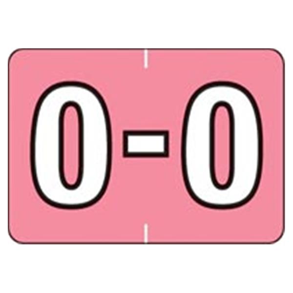 Sycom "O" End Tab Labels1"x1.5" 500/Rl