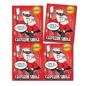Laser 4-Up Recall Cards Captain Smile Time 4 in x 6 in 200/Pk