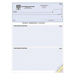 Laser Checks Imprinted Multipurpose 2-Part 250/Pk