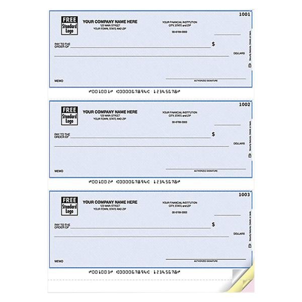 Laser Checks Imprinted Multipurpose 2-Part 150/Pk