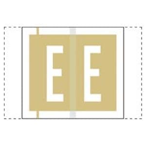 Col'R'Tab Compatible "E" LabelGold 500/Rl