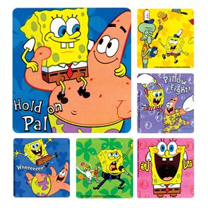 Stickers Spongebob 2 Assorted 100/Rl