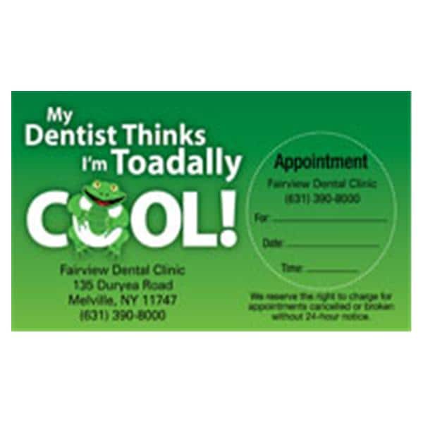 Peel N Stick Appointment Card Cool Frog 500/Bx
