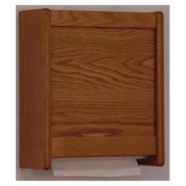 Paper Towel Dispenser Medium Oak Wood Ea