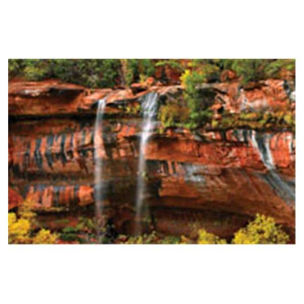 CeilingScenes Light Lens Red Cascade 2-Tiles Vertical 24 in x 48 in Ea