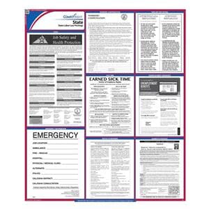 Poster State Labor Law District of Columbia English 27 in x 39 in Ea