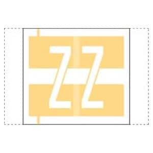 Col'R'Tab Compatible "Z" Label Yellow 500/Rl 500/Rl