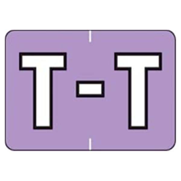 Sycom "T" End Tab Labels1"x1.5" 500/Rl